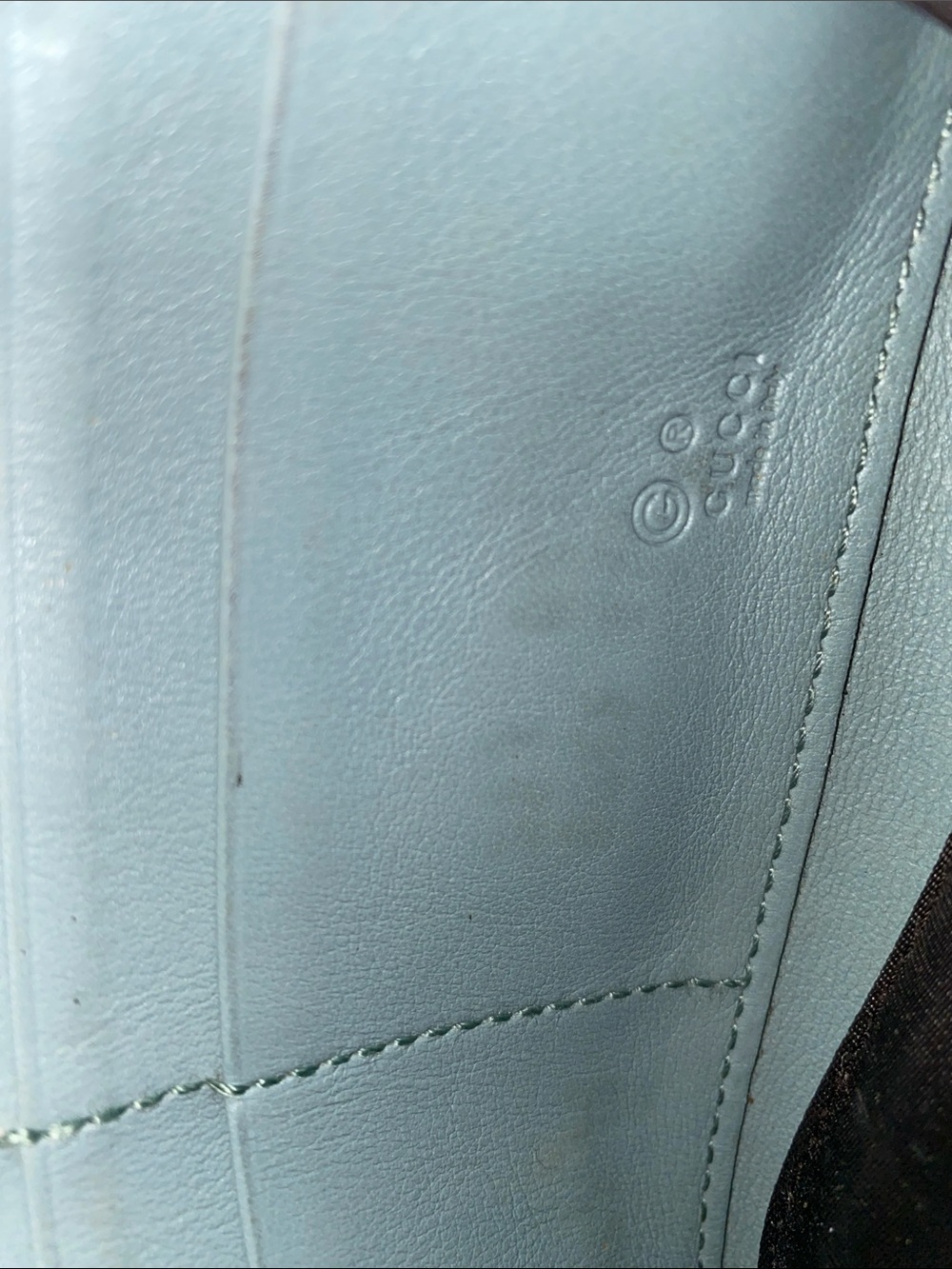 Authentic Gucci Rare Tiffany Blue Guccissima GG Monogram Leather Wallet - Picture 11 of 17